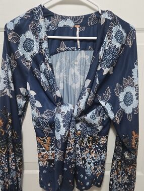 Free People Run Free Blouse
